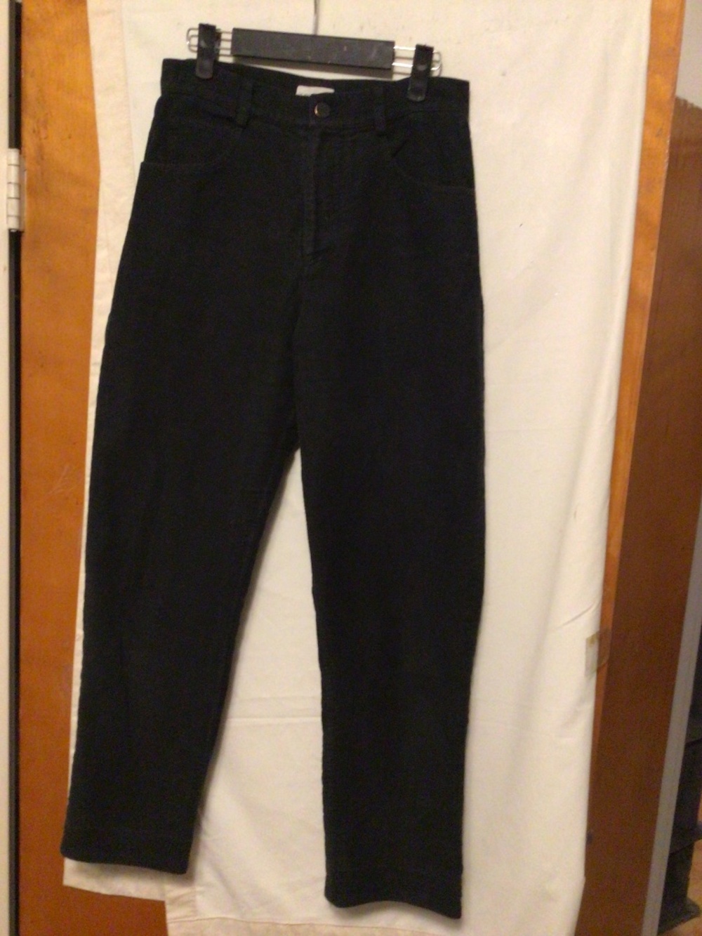 Le Garconne Moderne black trousers Made in USA  SZ 26
